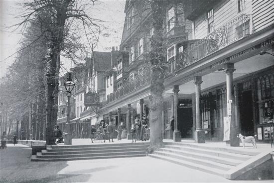 TUNBRIDGE WELLS: A late 19th century photographic album:-